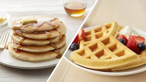 <p>los wafles/los panqueques</p>