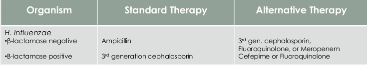 <p>Gram +</p><ul><li><p>Strep &amp; enterococcus</p></li><li><p>Enterococcus</p></li><li><p>Listeria</p></li></ul><p><strong>Gram −</strong></p><ul><li><p>H. influenzae</p></li><li><p>E. coli</p></li><li><p>Proteus mirabilis</p></li><li><p>Salmonella</p></li><li><p>Shigella</p></li></ul><p>HEPSS + SEL</p><p></p><p>*most s.aureus is resistant if no B-lactamase inhibitor added</p>