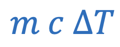 <p>c = Specific heat constant</p>