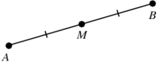 <p>A point that divides a segment into two congruent segments</p>
