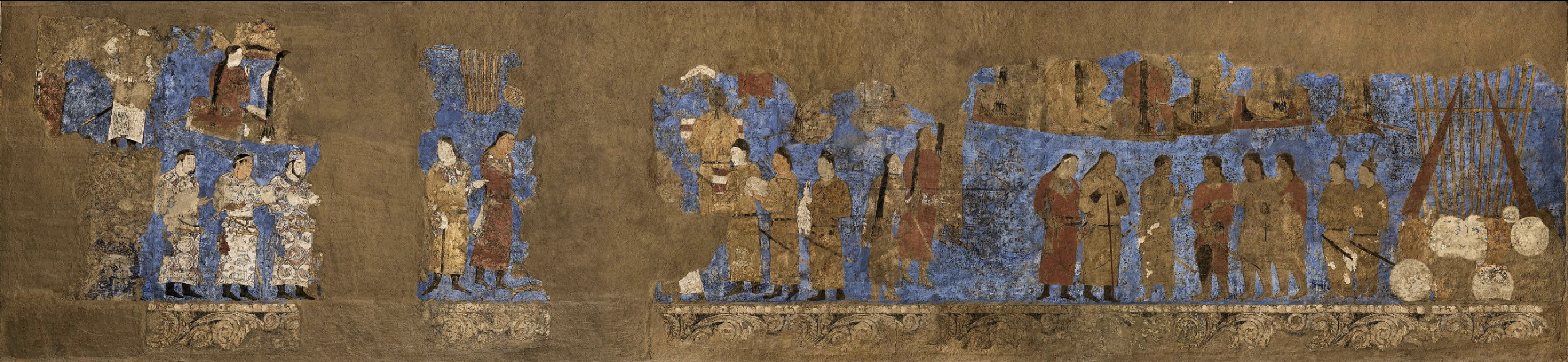 <p>Murals of the West Wall</p>