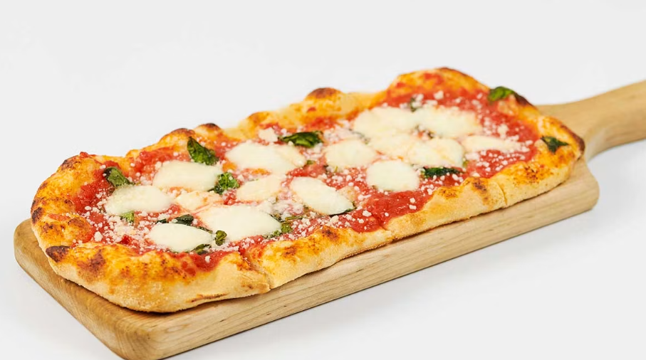 <p>Fresh Mozzarella, Basil and Tomato Sauce</p>