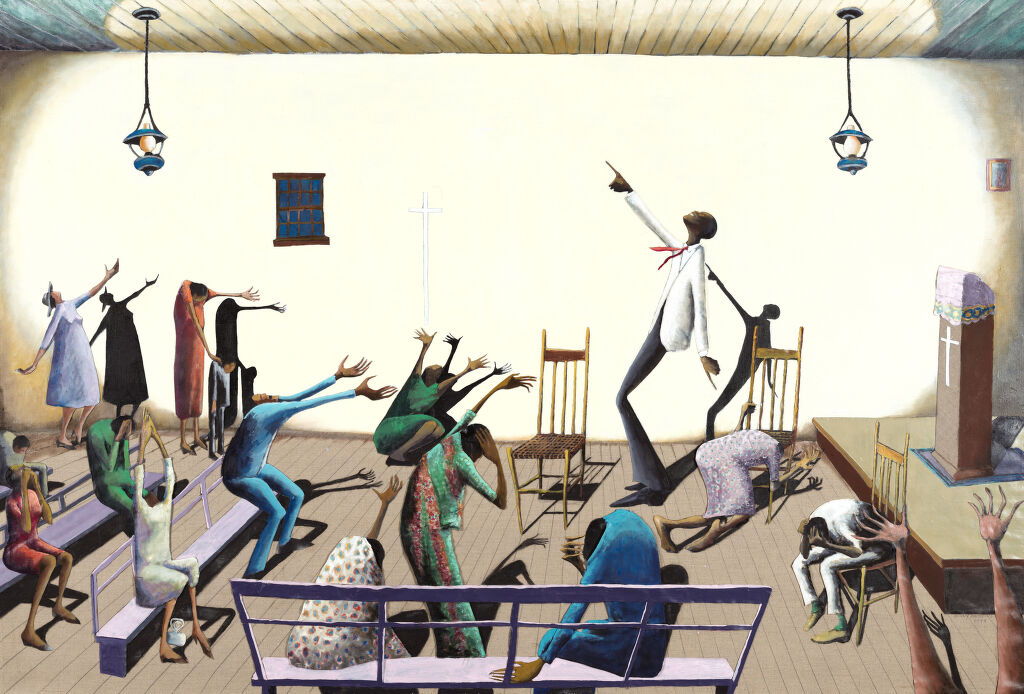 <p><span style="background-color: transparent;"><strong><em>Revival, Benny Andrews, 1994&nbsp;</em></strong><em>notes and analysis</em></span></p>