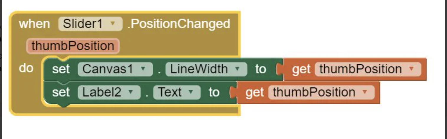 <p><span>"when slider1.position changed" is an example of:</span></p>