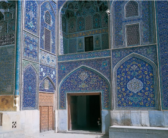 <p>The Luftullah Mosque </p>