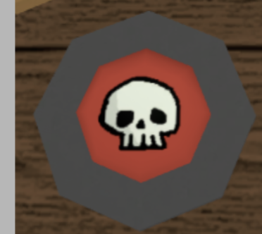<p>Skull Button</p>