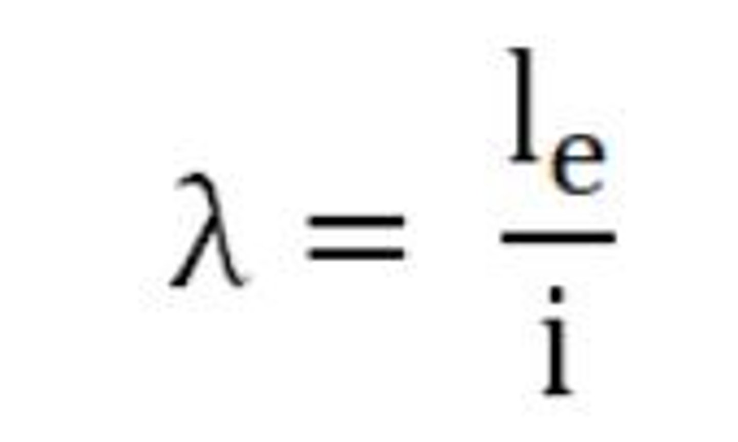 <p>le = distância entre as faces internas dos elementos estruturais (comprimento de flambagem);</p><p>i = raio de giração.</p>
