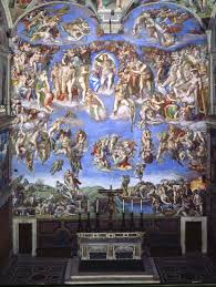 <p><span style="background-color: transparent;">Il Giudizio Universale, <strong>The Last Judgment</strong>, <em>Michelangelo</em>&nbsp; (Italian Renaissance)</span></p>
