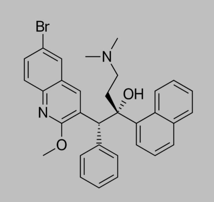 <p>przeciwgruźlicze II rzut, syntetyczny</p><p>bakteriobójczy</p><p>selektywnie hamuje <strong>pompę protonową F0-F1 syntazy ATP prątków</strong>. Powoduje zahamowanie wytwarzania ATP, które jest niezbędne do procesów energetycznych komórki. W efekcie dochodzi do wyczerpania zasobów energetycznych i śmierci prątków.</p><p>wielolekooporna gróźlica</p>