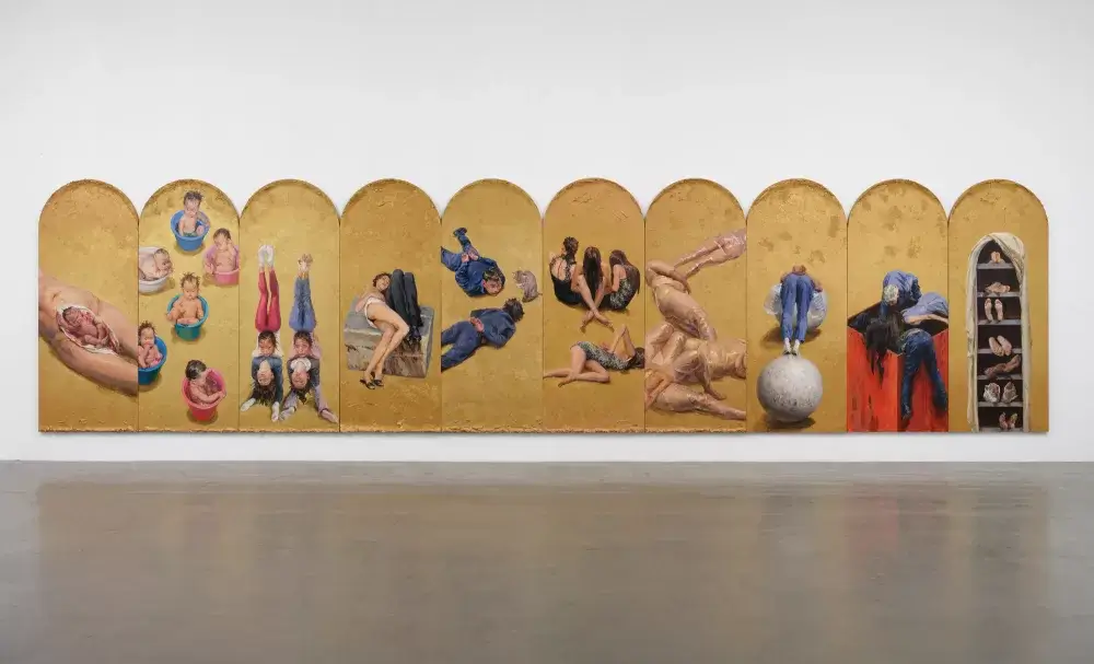 <p><span style="font-family: "Times New Roman", serif;">Yu Hong, <em>Walking through Life, </em>2019-2022 </span></p>