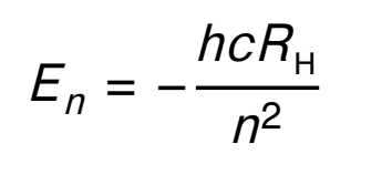 <p>show EL diagram </p><p>how does energy change as n increases? what is ∞?</p>