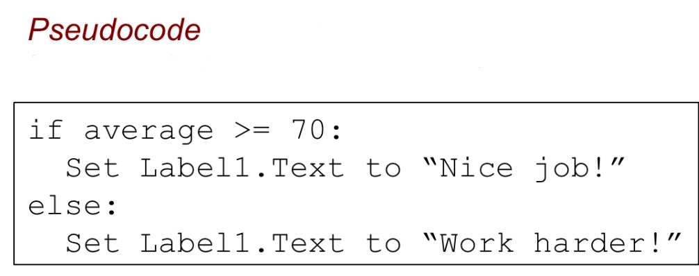 <p>Pseudocode</p>