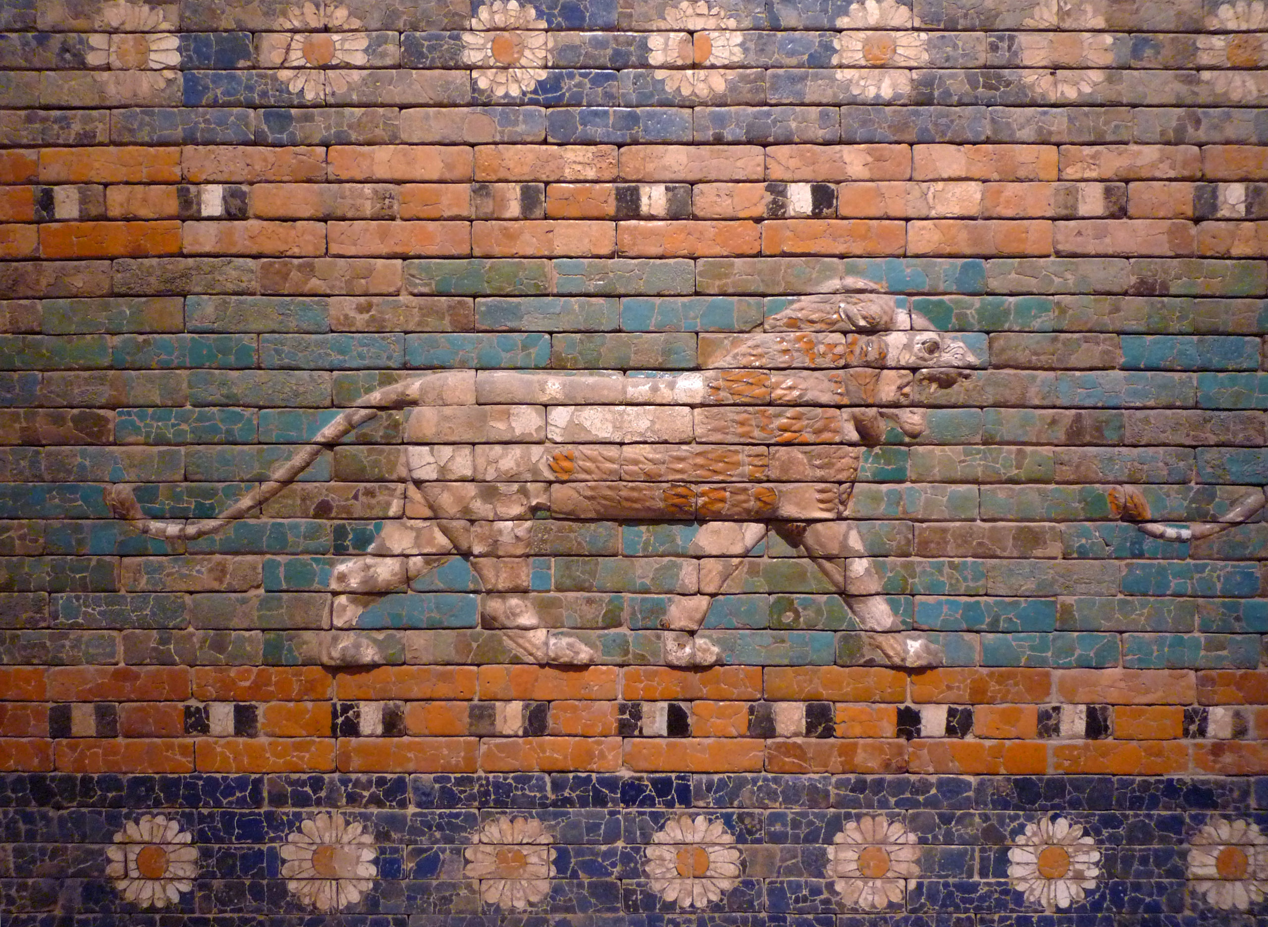<p>Ishtar Gate</p><ul><li><p>Babylon</p></li><li><p>built by Nebuchadnezzar II</p></li></ul><p></p>