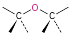 <p>An organic compound where two hydrocarbon groups are connected by an oxygen atom. (Endung:- ether)</p>