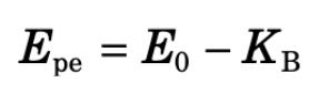 <p>A photon transfers <strong>all</strong> of its energy to an atom, which then ejects one of its <strong>orbital</strong> electrons. The kinetic energy of the electron is the photon energy minus the binding energy.</p><p></p><p>(Trick: the <strong>photon</strong> comes first, then the <strong>electron</strong>)</p>