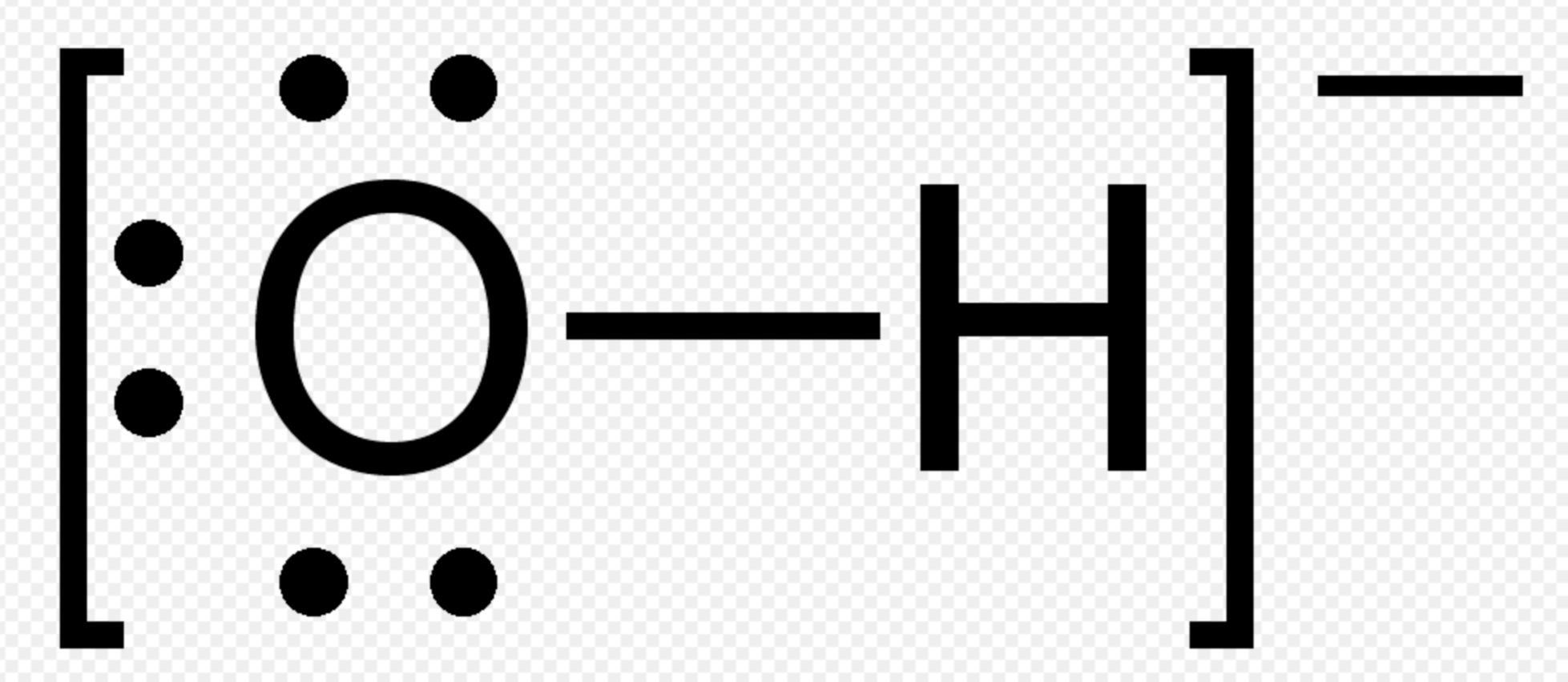 <p>HO (ion hydroxide)</p>