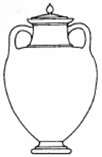<p>vase shape?</p>