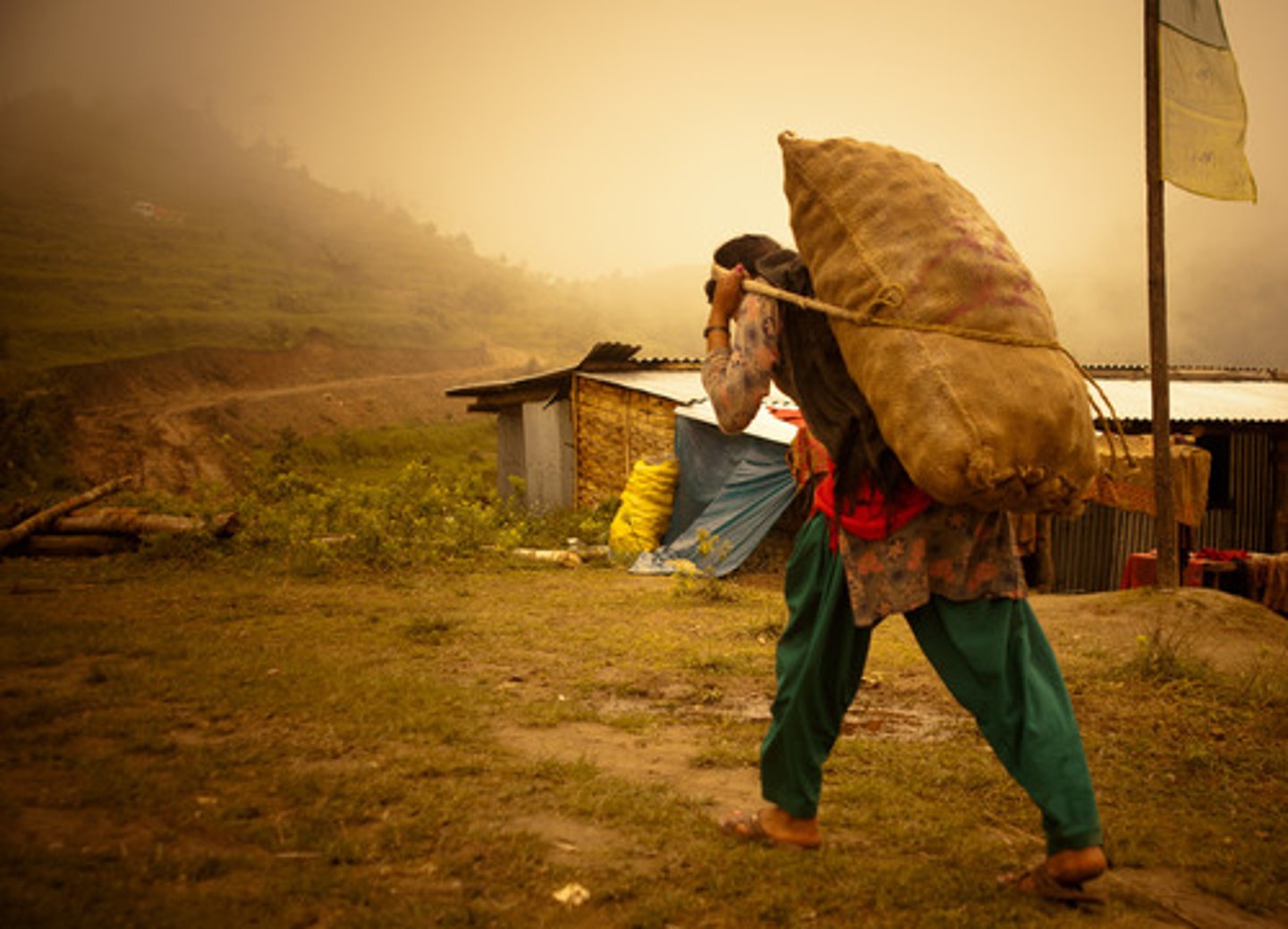 <p>to carry, bring</p>