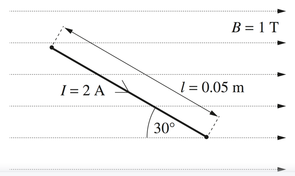 <p>What is the magnitude of the force on the conductor?</p>