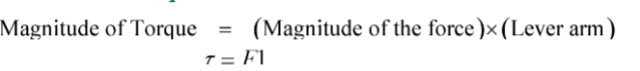 <p>torque is positive when the force tends to produce a</p><p>counterclockwise rotation about the axis.</p>