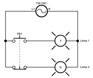 <p>How many SETS of contacts are in this circuit?</p>