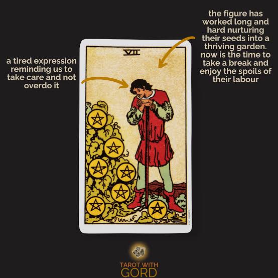 <p>Seven of Pentacles</p>