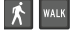 <p>WALK or Walking Person:</p>