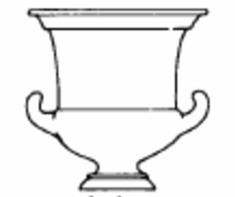 <p>vase shape?</p>