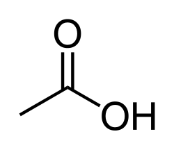 <p>Acetone with an OH instead of carbon</p>