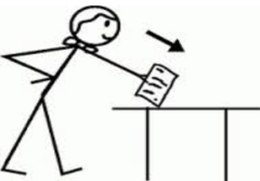 <p>to put</p>