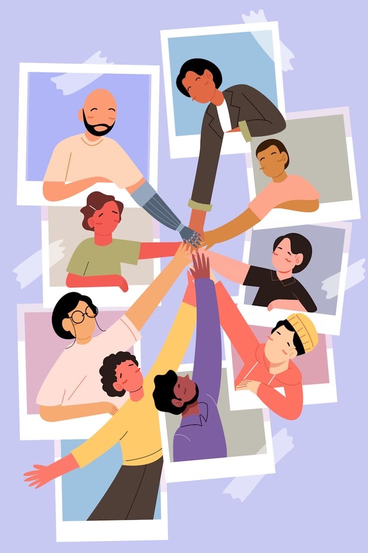 <p>make friends</p>