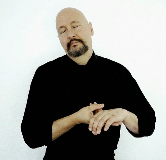 <p>can also just use the “sleep” sign of hands next to your tilted head</p>