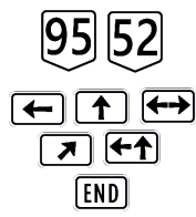 <p>Route Markers</p>