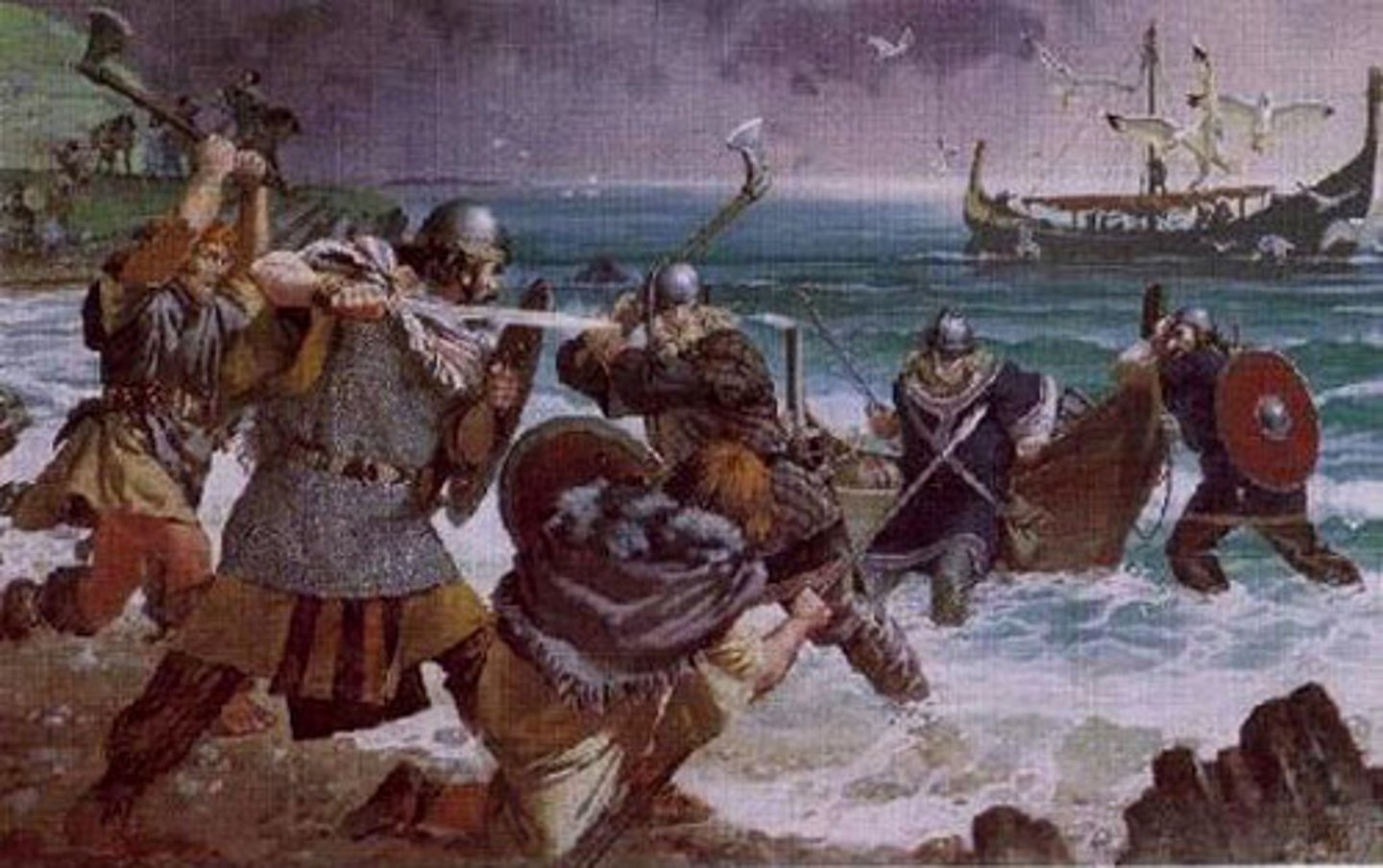 <p>Traders, Explorers, and conquerors from Scandinavia that disrupted European rule</p>