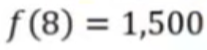 <p>f(x) is how many meters you have run, x represents the minutes. What does this mean?</p>
