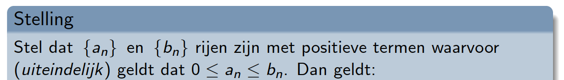 <p>Vergelijkingstest: maak de theorie af.</p>