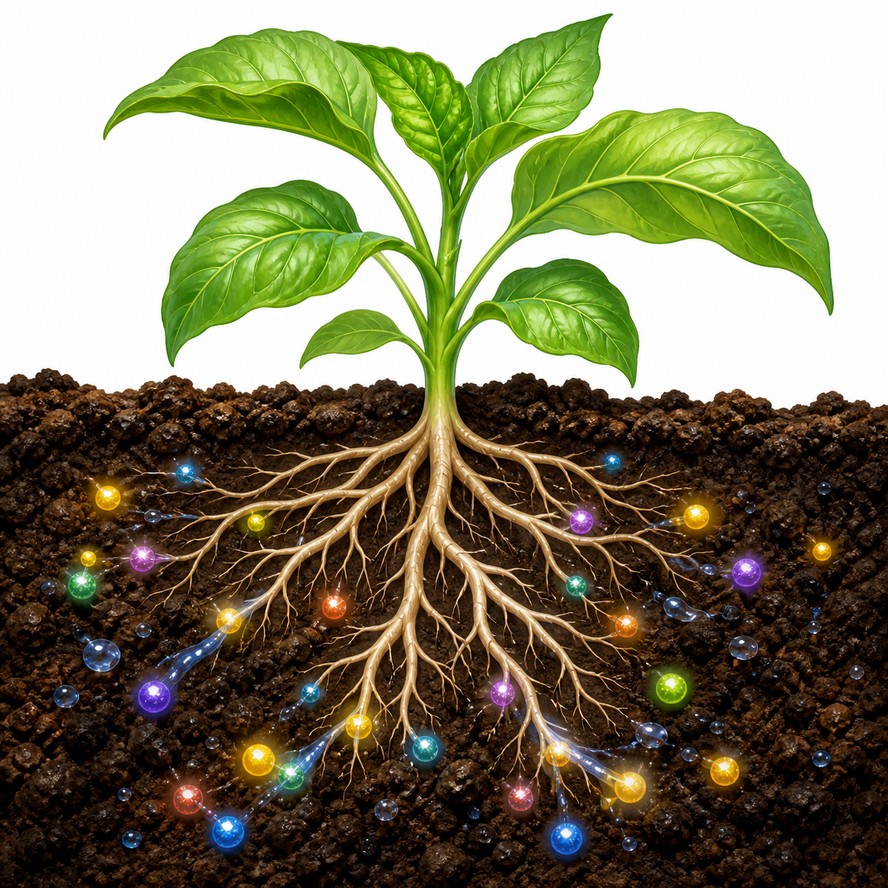 <p>Substances in soil or water that plants and other organisms need to grow.</p>
