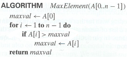 <p>In this algorithm, which important operation gets repeated the most as the input grows? <br>(Which is the basic operation?)</p>