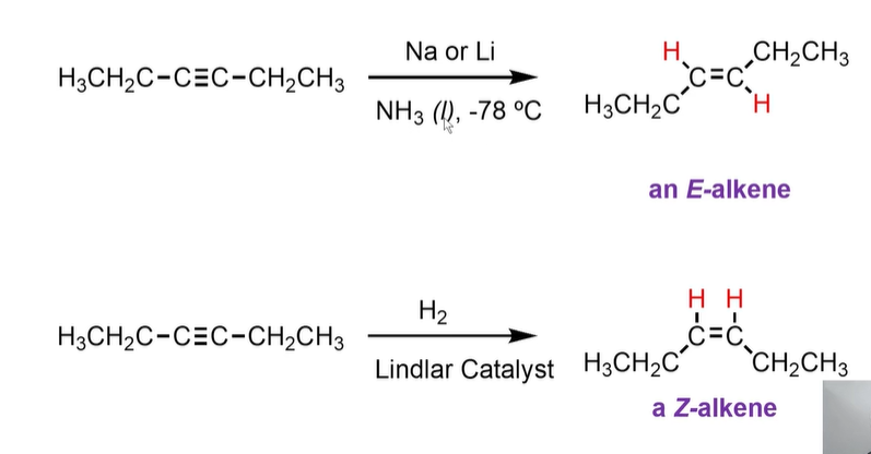 <p>H2, Lindlar Catalyst</p>