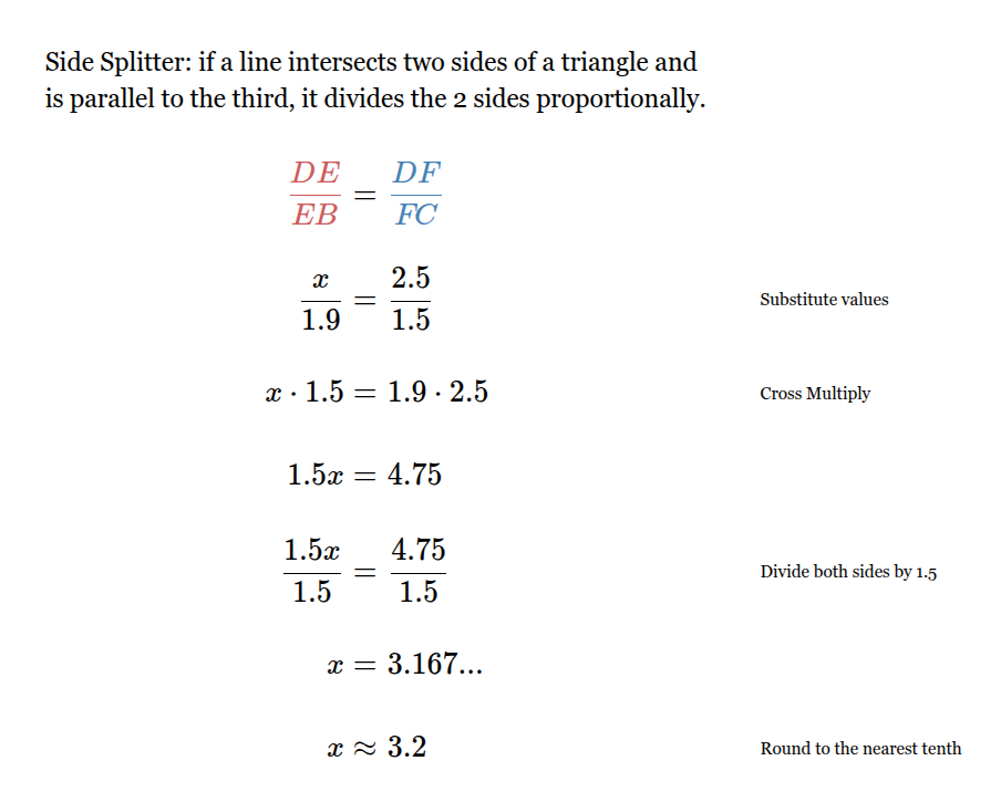 <p><span style="font-family: KaTeX_Main, "Times New Roman", serif; line-height: 1.2; font-size: 1.21em;"><em>x </em>≈ 3.2</span></p>