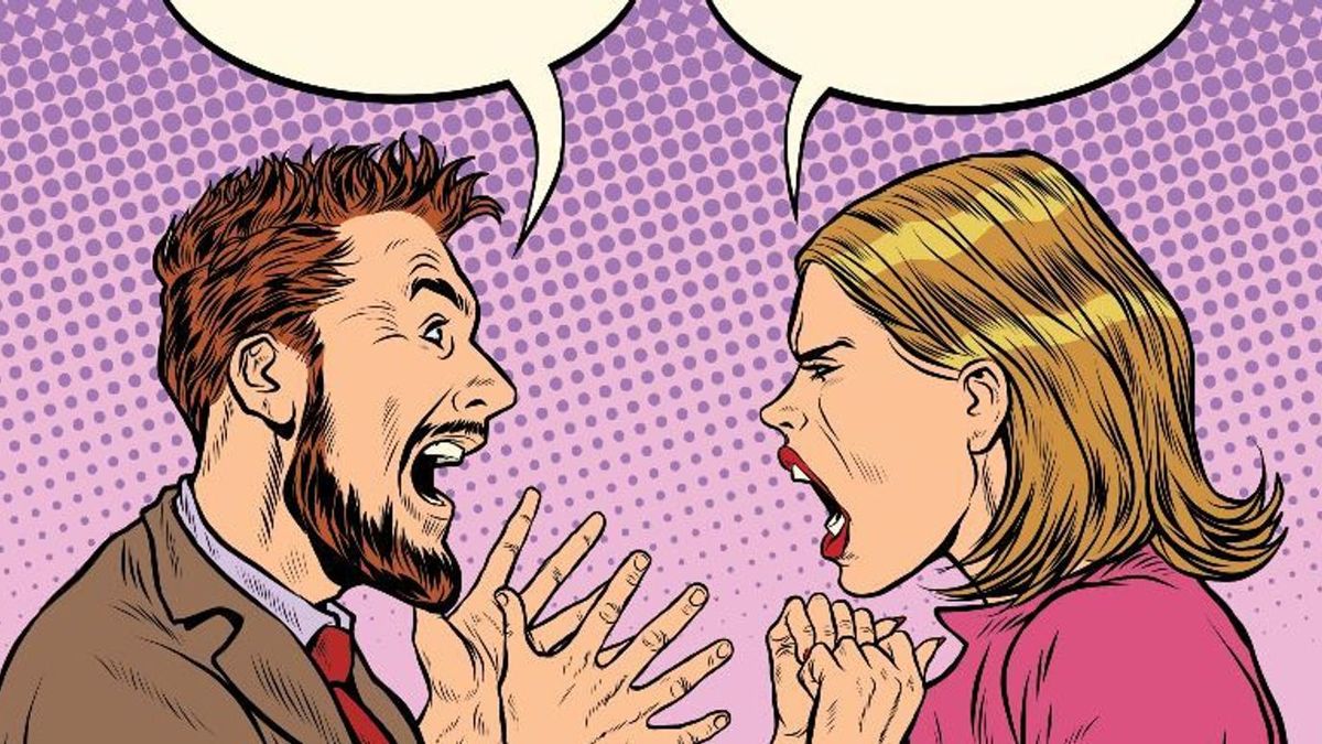 <p>have arguments</p>