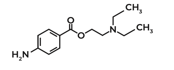 <p>Benzoic Acid Derivatives or Ester Local Anesthetic. Identify the ff structure</p><p>a. Benzocaine</p><p>b. Cocaine</p><p>c. Procaine</p>