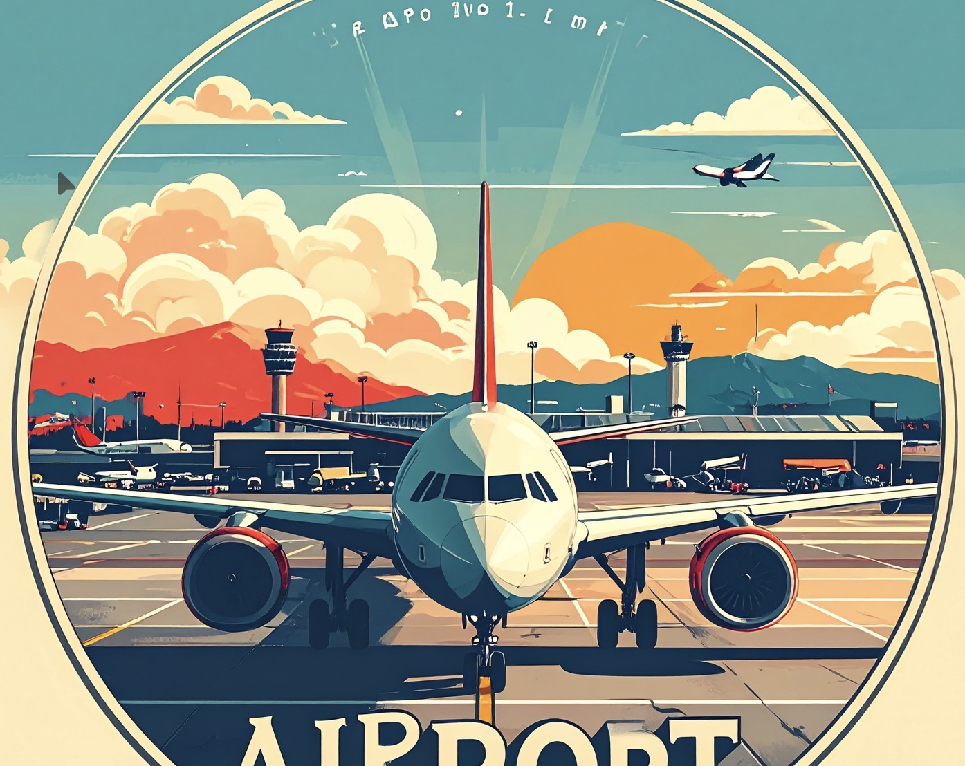 <p>Él aeropuerto</p>
