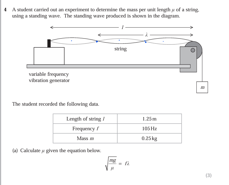 <p>part 2 Identify two significant sources of uncertainty in the student’s measurements. (2)</p><p></p><p>Part 3: For each of these sources of uncertainty, describe an experimental technique the student could have used to obtain an accurate measurement. (4)</p>