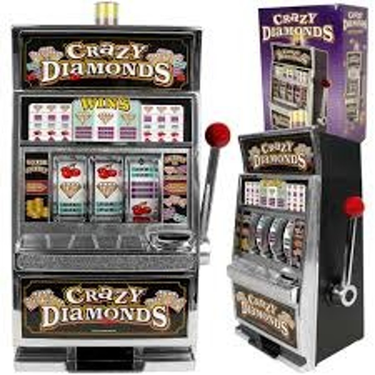 <p>une machine à sous, un bandit manchot (2x)</p>