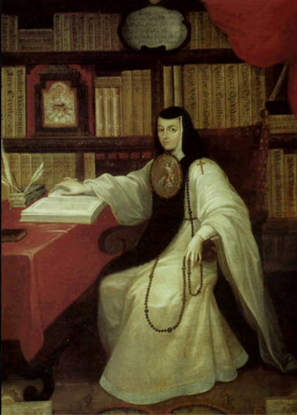 <p>Portrait of Sor Juana Ines de la Cruz</p>