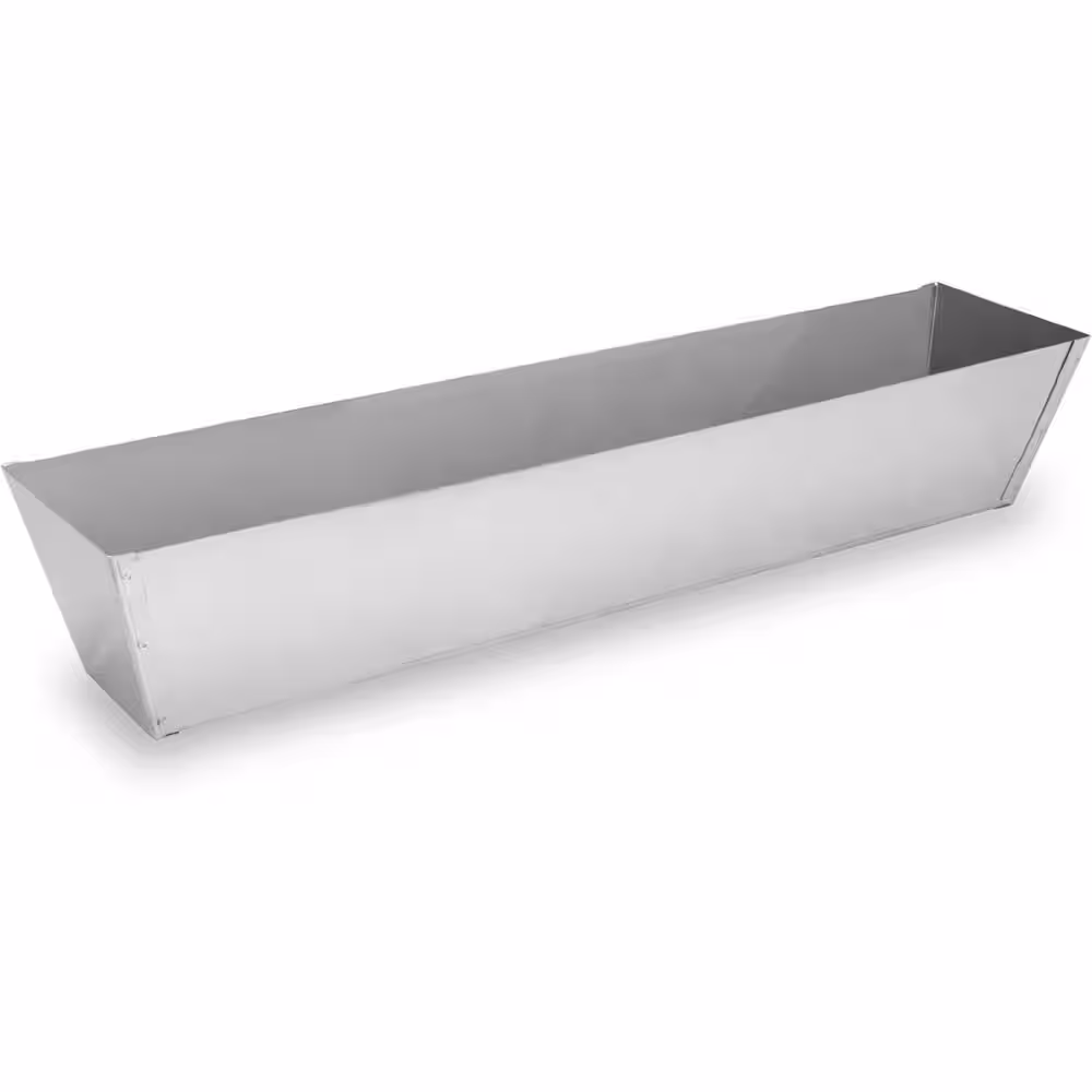 <p>Shallow tray used to hold and carry joint compound or plaster when working with small trowels or putty knives.</p>