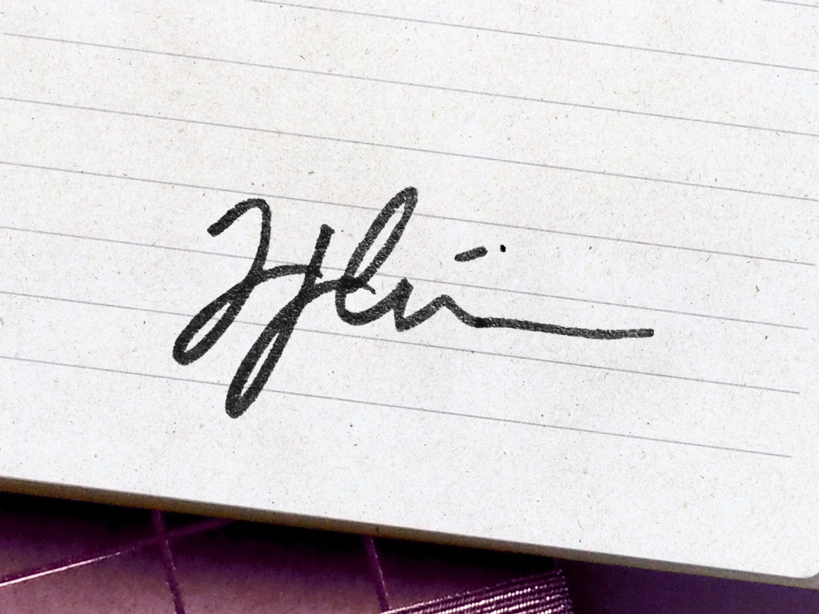<p>signature</p>