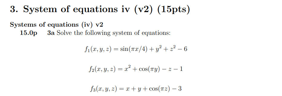 <p>System of Equations</p>