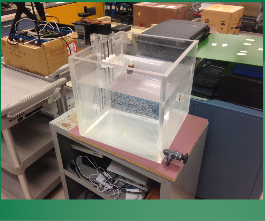 <p>How are water tanks used in 3D verification?</p>